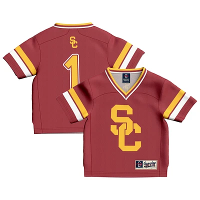Infant GameDay Greats #1 Cardinal USC Trojans Lightweight Collegiate Football Fashion Jersey