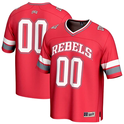 GameDay Greats #00 Scarlet UNLV Rebels Lightweight Collegiate Football Fashion Jersey