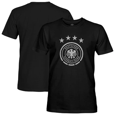 Men's 1863FC Black Germany National Team Mono Badge T-Shirt