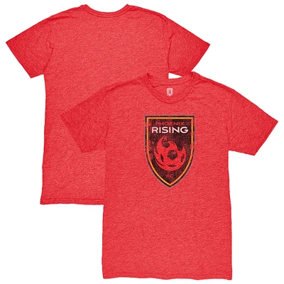 Men's 1863FC Heather Red Phoenix Rising FC Vintage Tri-Blend T-Shirt