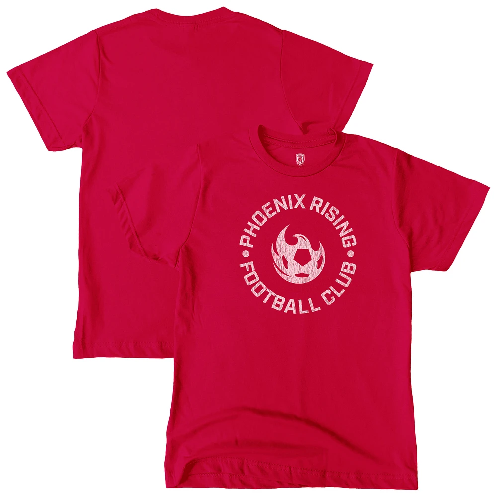 Youth 1863FC Red Phoenix Rising FC Roundabout T-Shirt