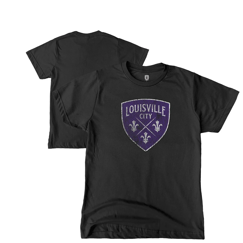 Youth 1863FC Black Louisville City FC Color Badge T-Shirt