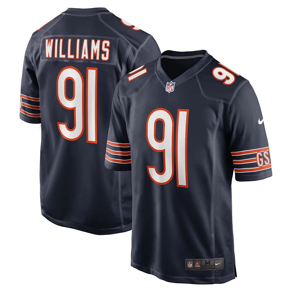 Men's Nike Chris Williams Navy Chicago Bears Game Jersey