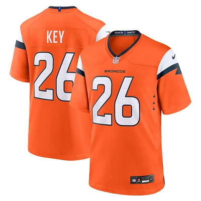 Men's Nike Devon Key Orange Denver Broncos Team Game Jersey