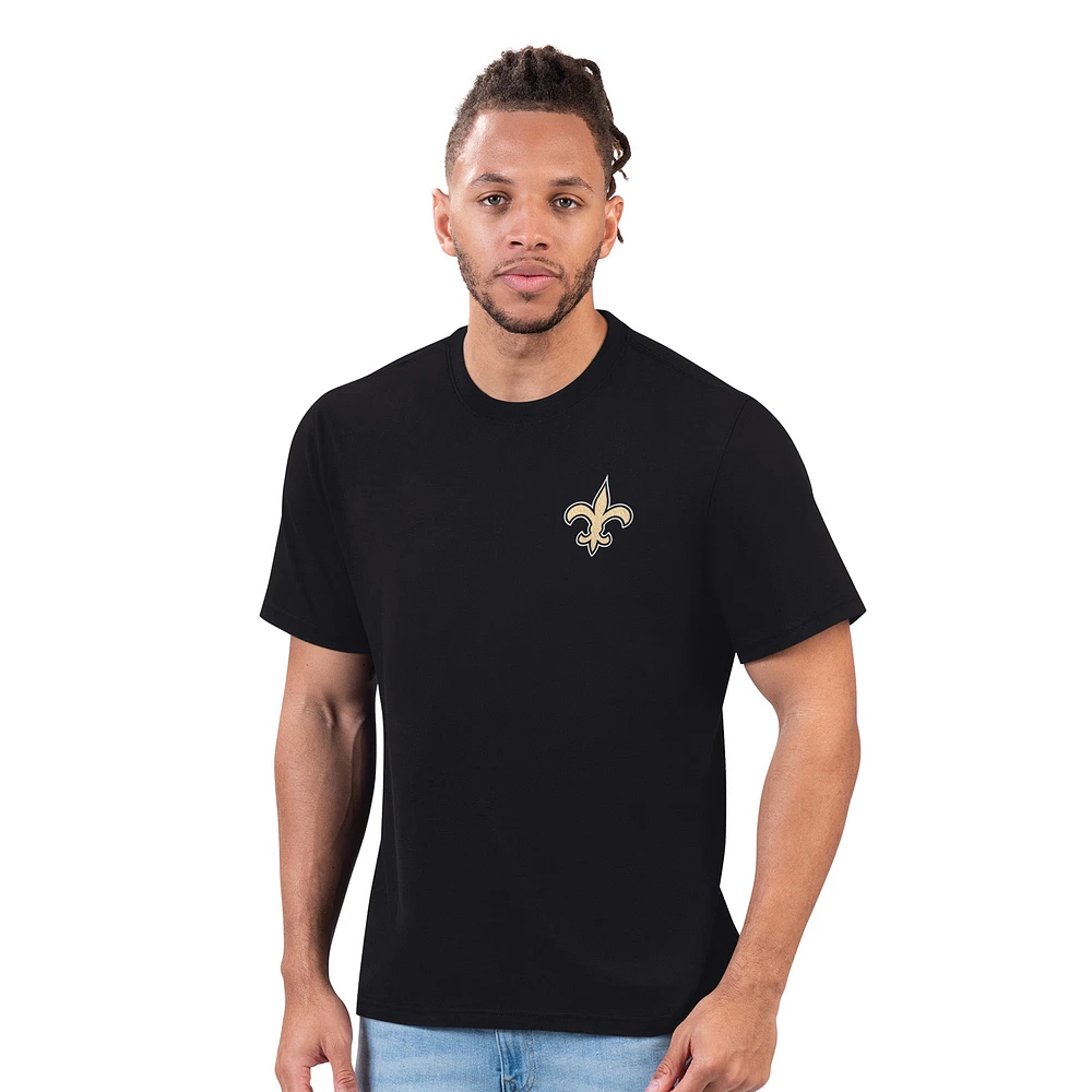 Men's Margaritaville Black New Orleans Saints Pregame T-Shirt