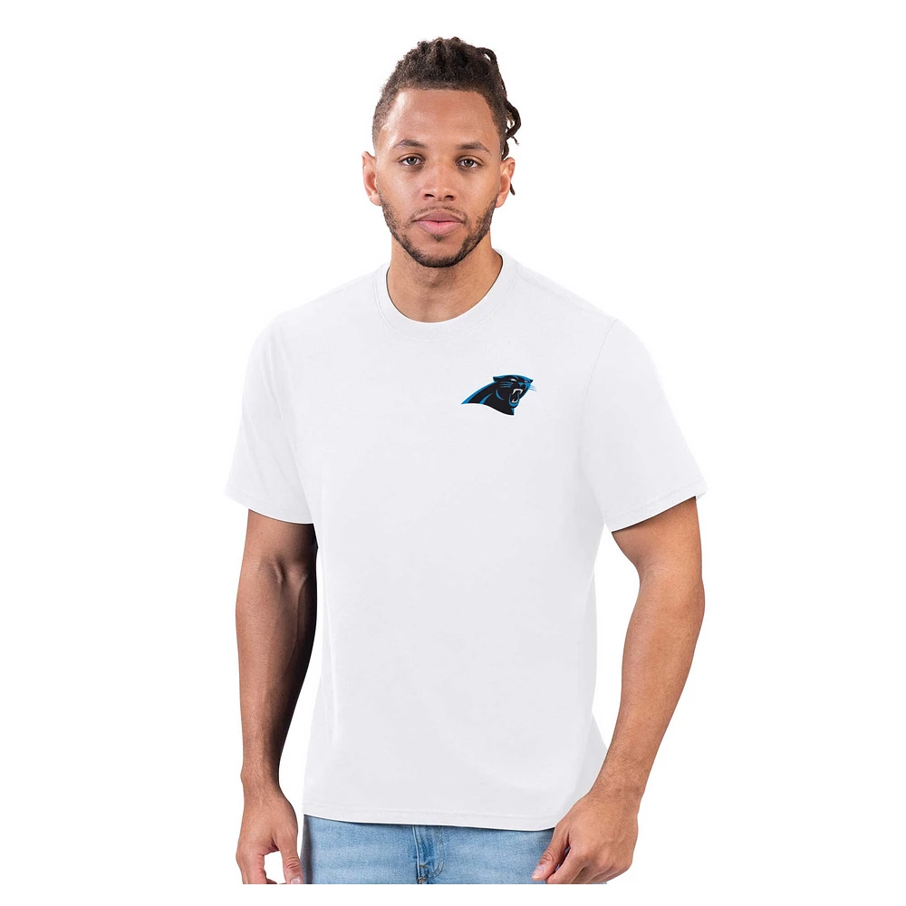 Men's Margaritaville White Carolina Panthers Pregame T-Shirt
