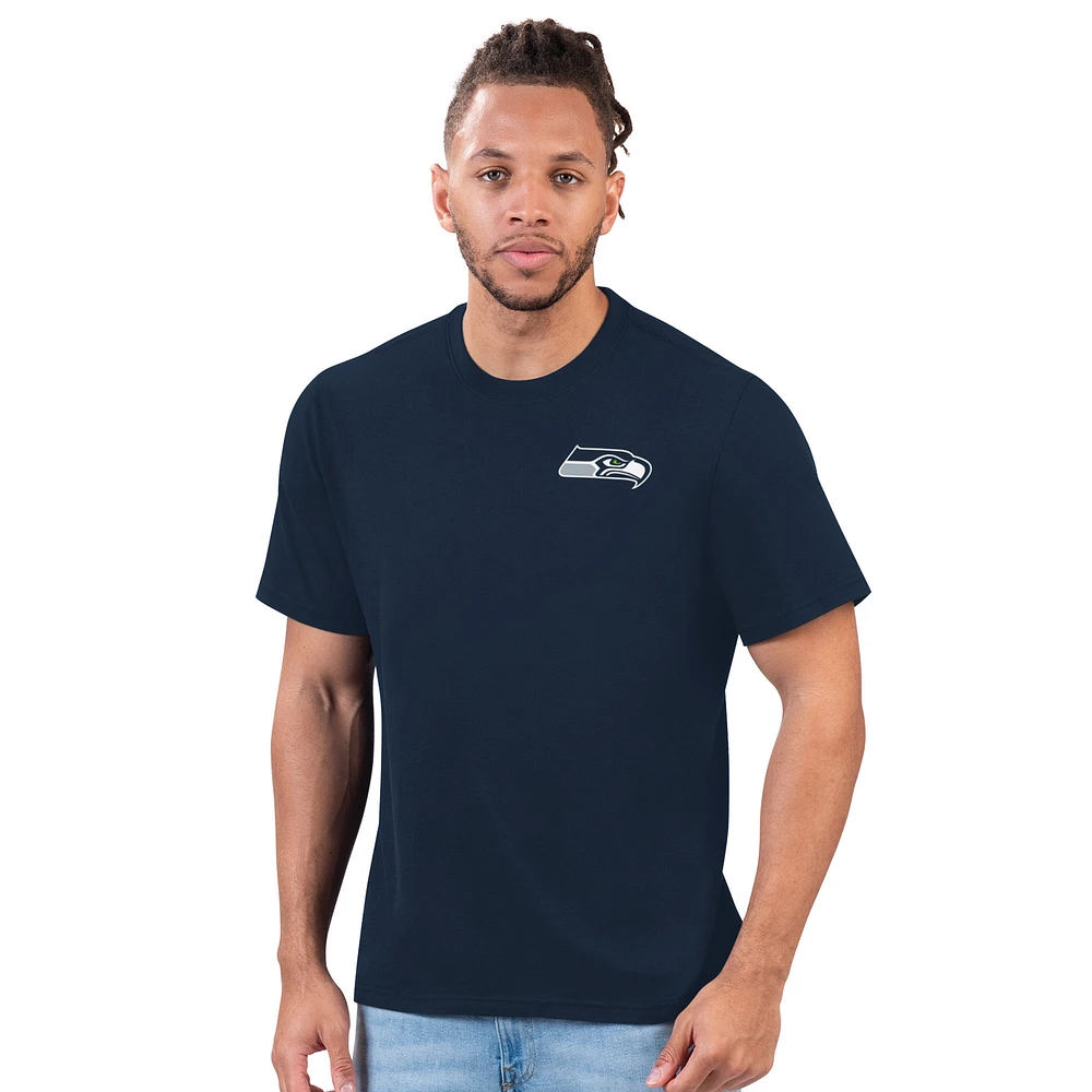 Men's Margaritaville Navy Seattle Seahawks Pregame T-Shirt