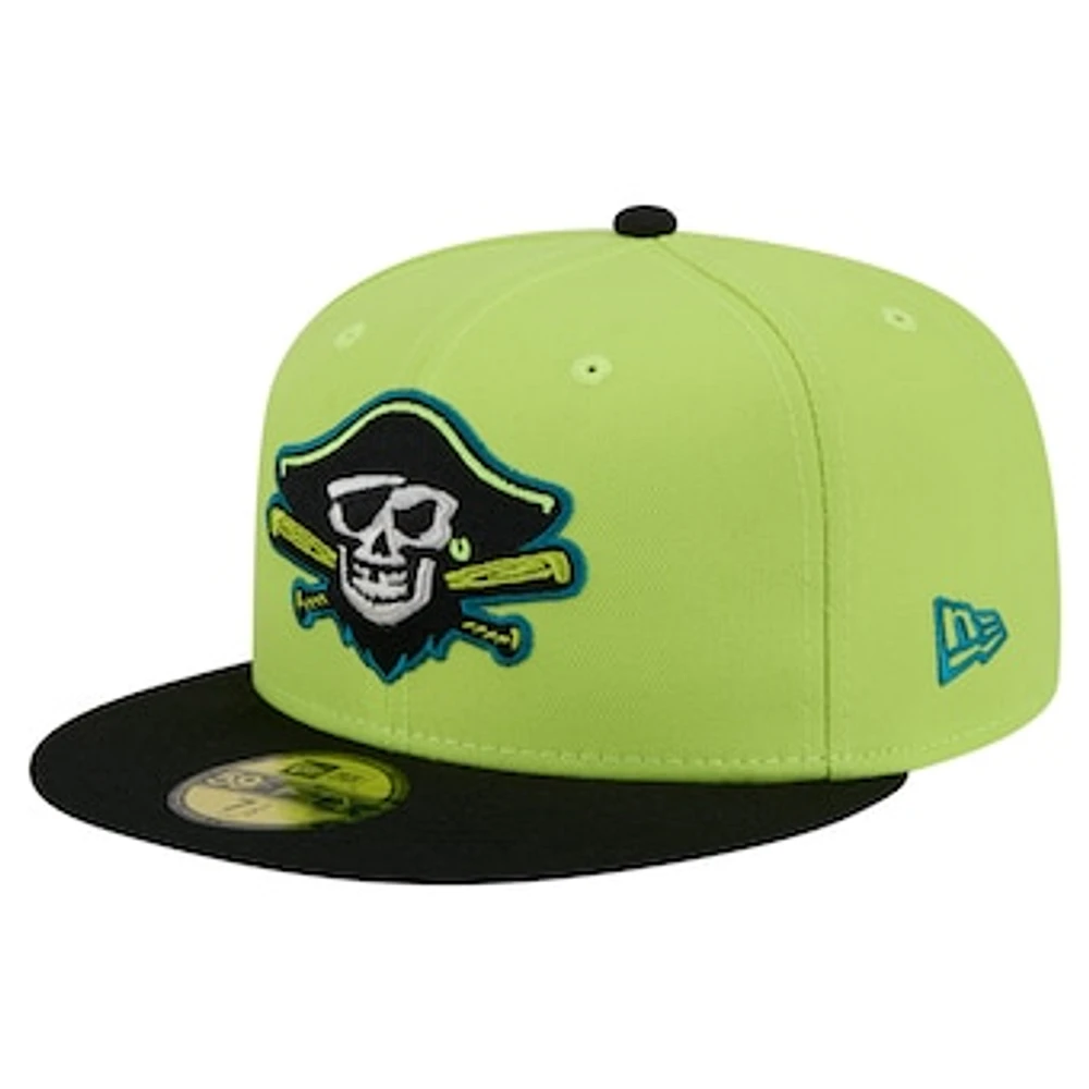 Men's New Era Green Bradenton Marauders Copa de la Diversión 59FIFTY Fitted Hat