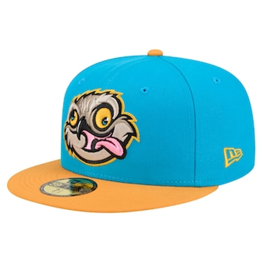 Men's New Era Blue Lansing Lugnuts Copa de la Diversión 59FIFTY Fitted Hat
