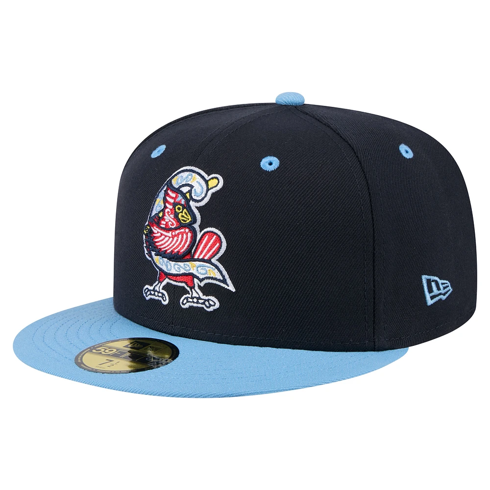 Men's New Era Navy Springfield Cardinals Copa de la Diversión 59FIFTY Fitted Hat