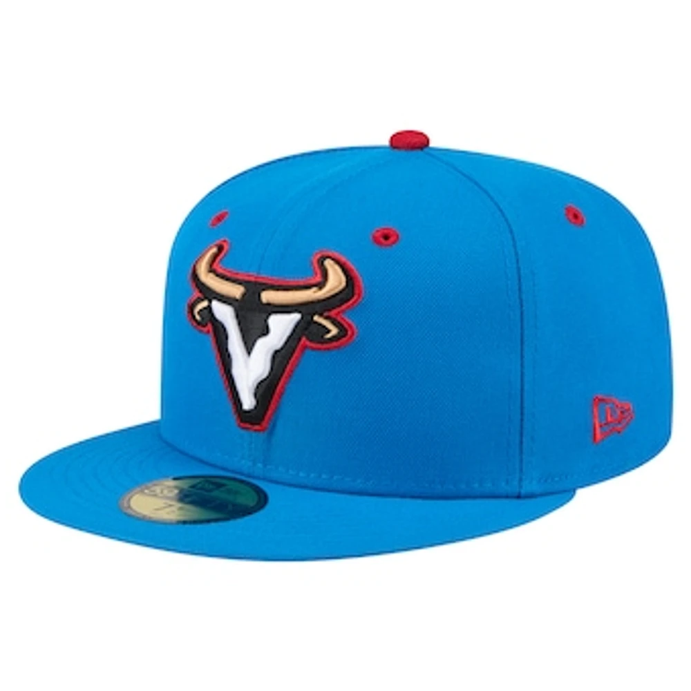 Men's New Era Blue Visalia Rawhide Copa de la Diversión 59FIFTY Fitted Hat