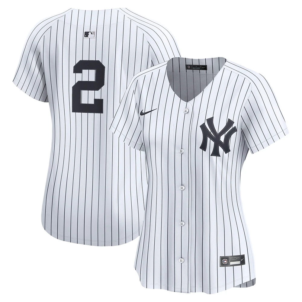 Women's Nike Derek Jeter White New York Yankees Home Limited Player Jersey