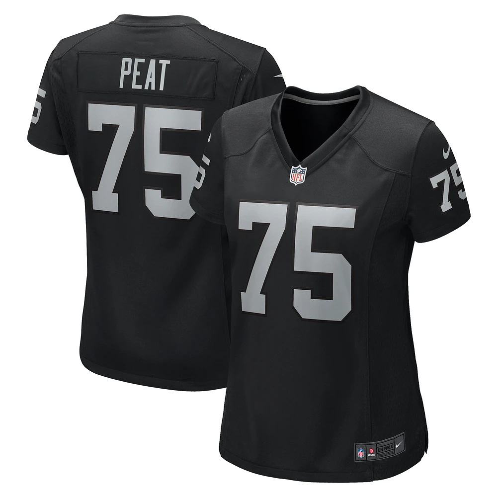 Women's Nike Andrus Peat Black Las Vegas Raiders Game Jersey