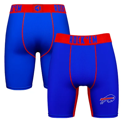 Men's Rock Em Socks Royal Buffalo Bills Primary Logo Boxer Briefs