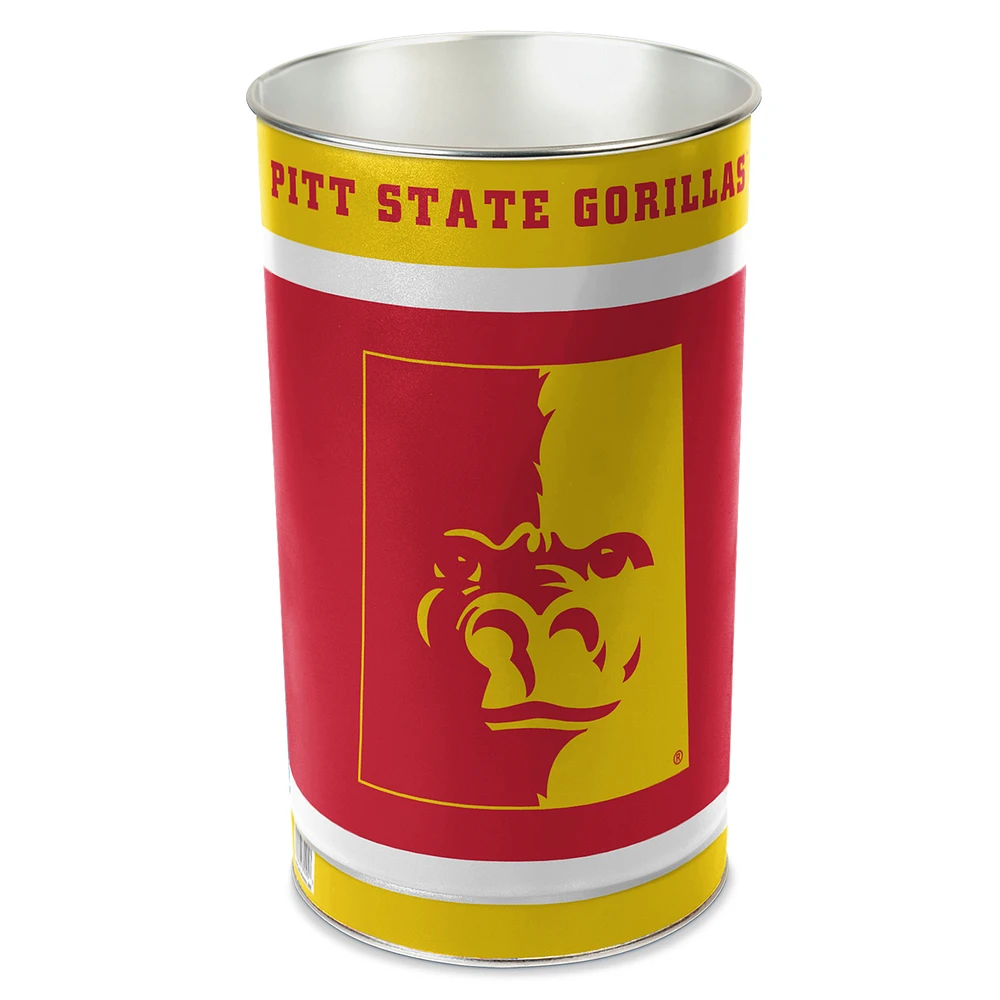 WinCraft Pittsburg State Gorillas Wastebasket