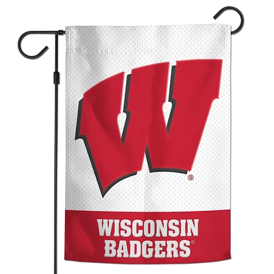 WinCraft Wisconsin Badgers 12" x 18" Applique Garden Flag