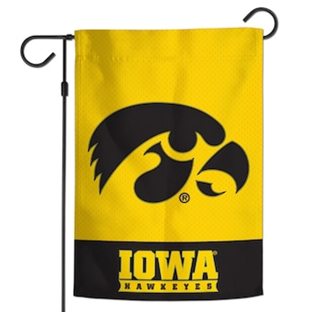 WinCraft Iowa Hawkeyes 12" x 18" Applique Garden Flag