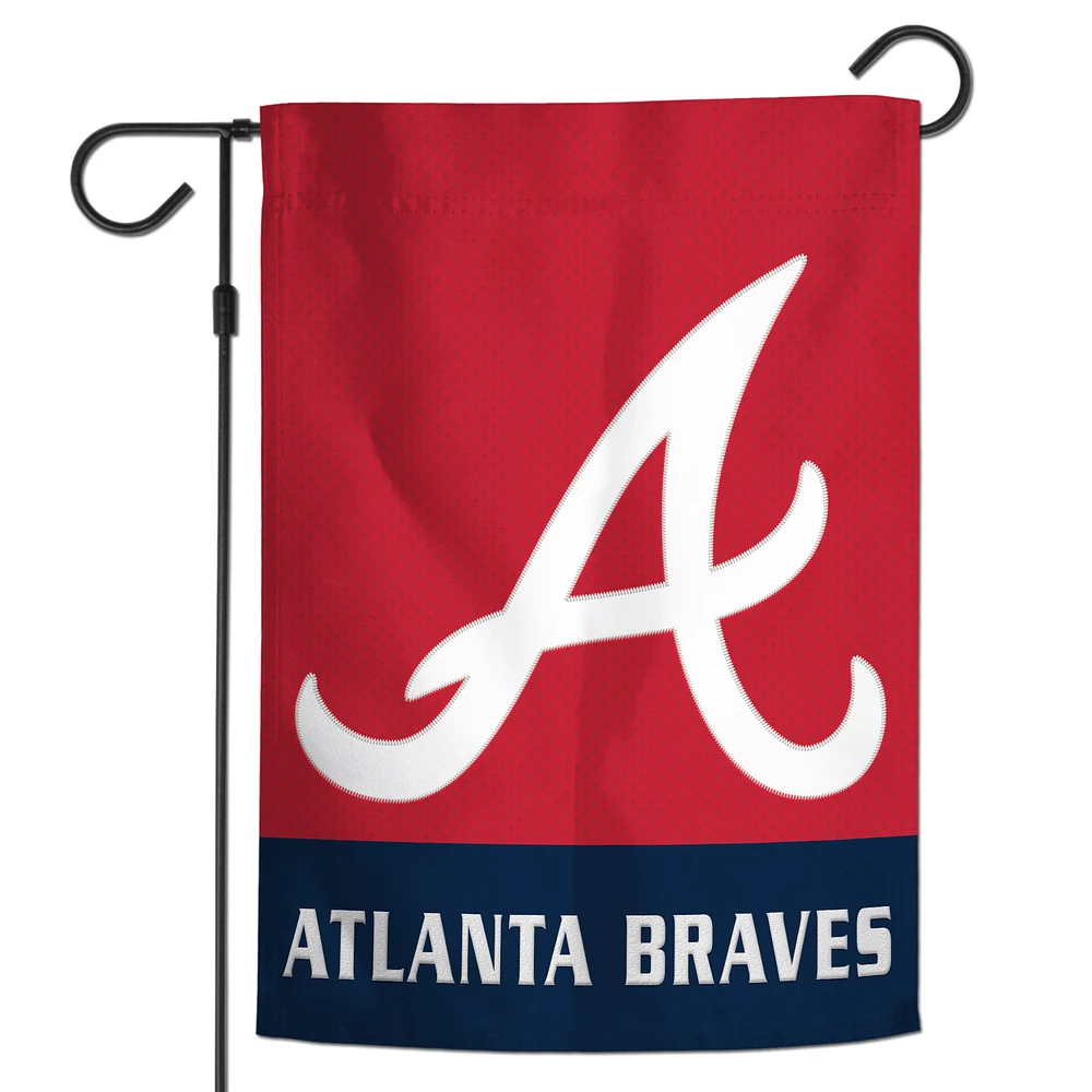 WinCraft Atlanta Braves 12" x 18" Applique Garden Flag