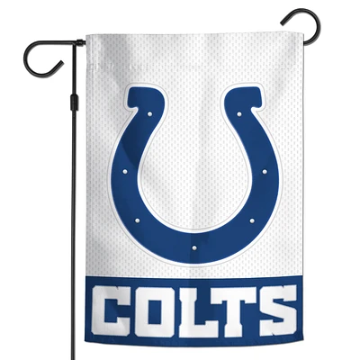 WinCraft Indianapolis Colts 12" x 18" Applique Garden Flag