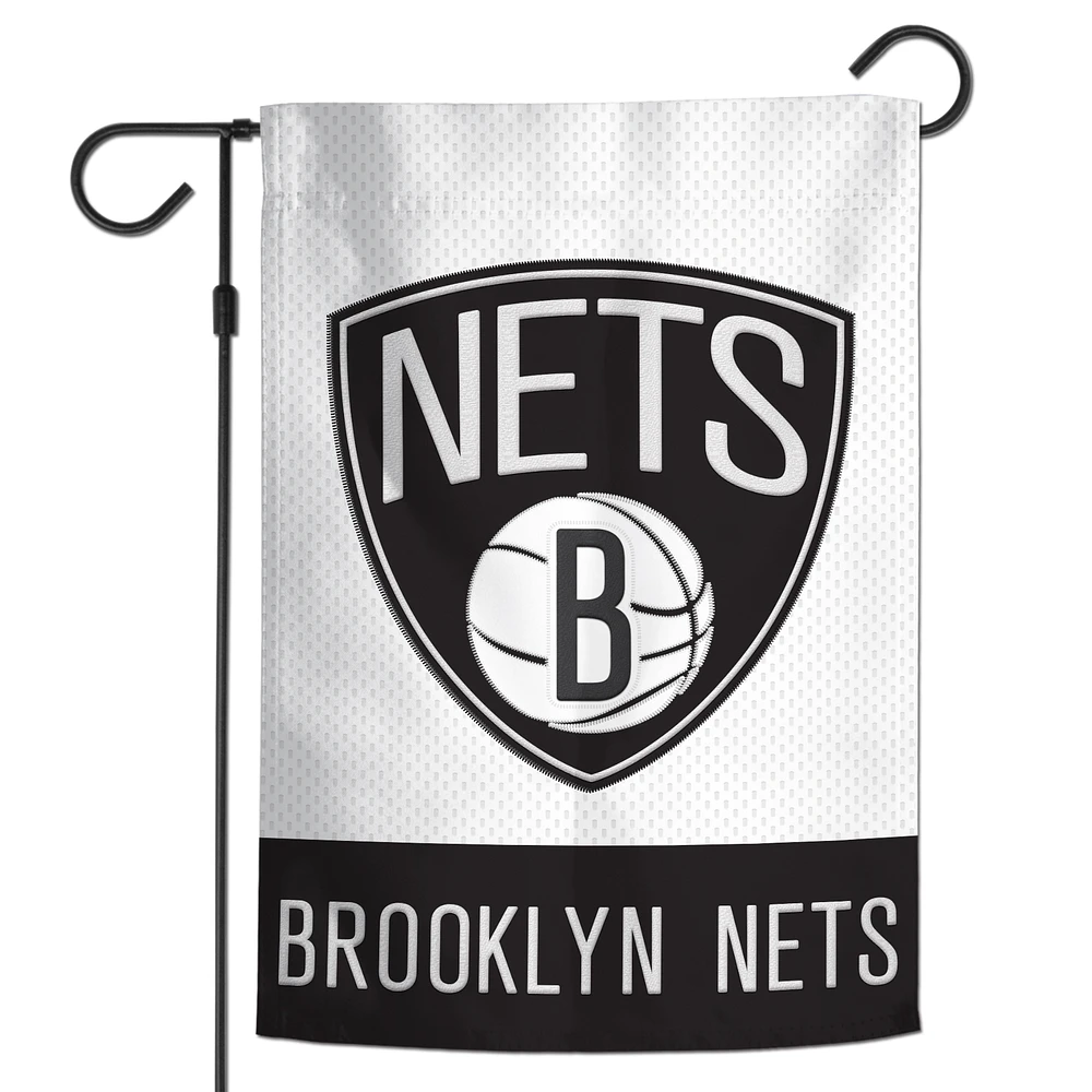 WinCraft Brooklyn Nets 12" x 18" Applique Garden Flag