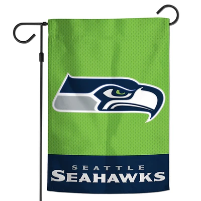 WinCraft Seattle Seahawks 12" x 18" Applique Garden Flag