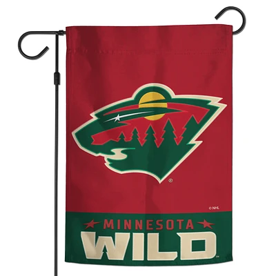 WinCraft Minnesota Wild 12" x 18" Applique Garden Flag