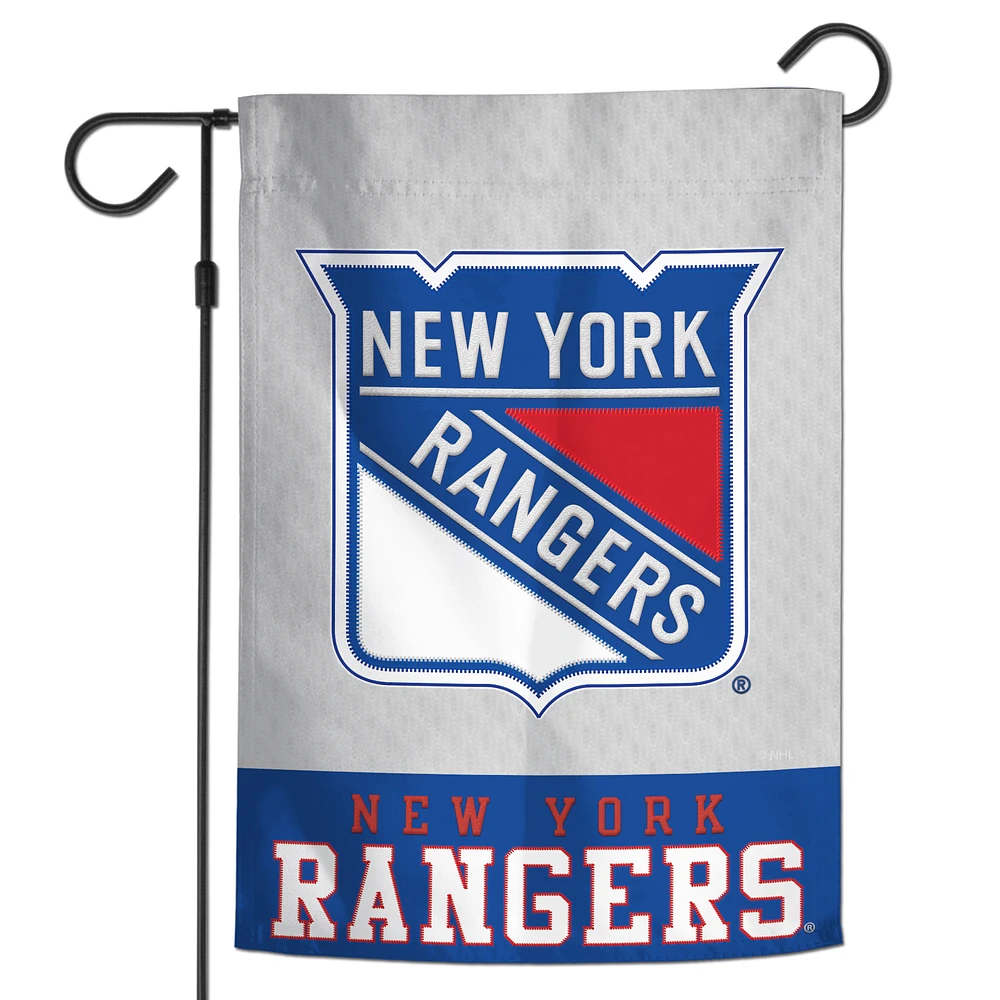 WinCraft New York Rangers 12" x 18" Applique Garden Flag