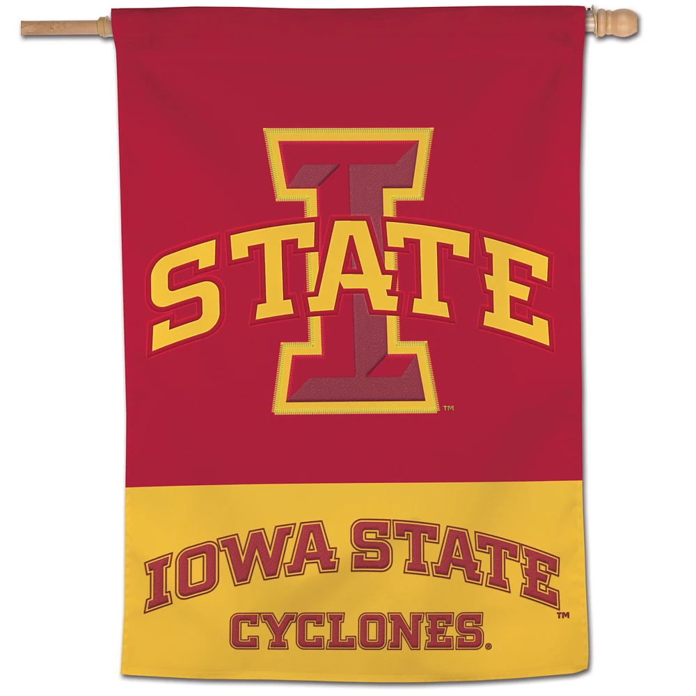 WinCraft Iowa State Cyclones 28" x 40" Applique Vertical Banner