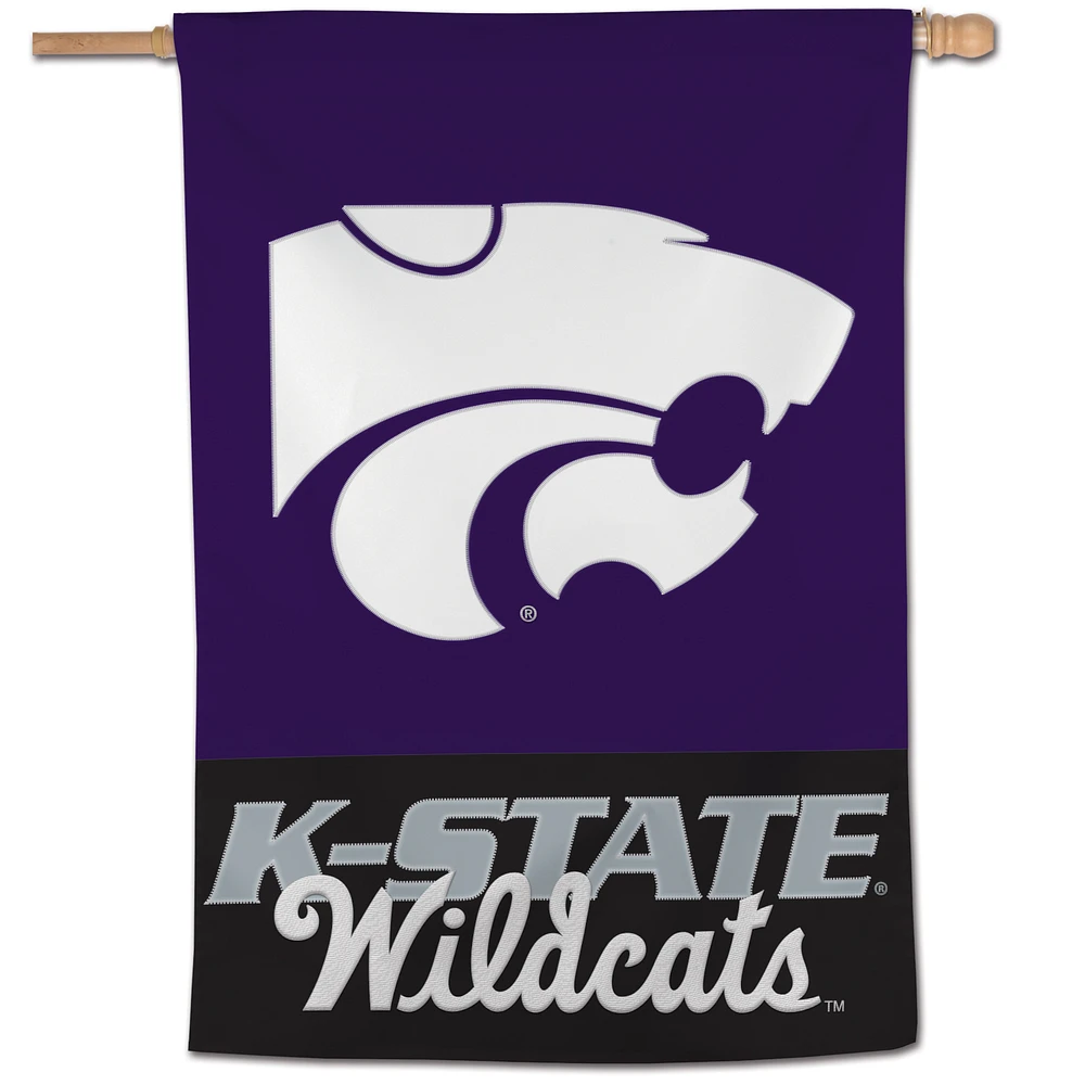 WinCraft Kansas State Wildcats 28" x 40" Applique Vertical Banner