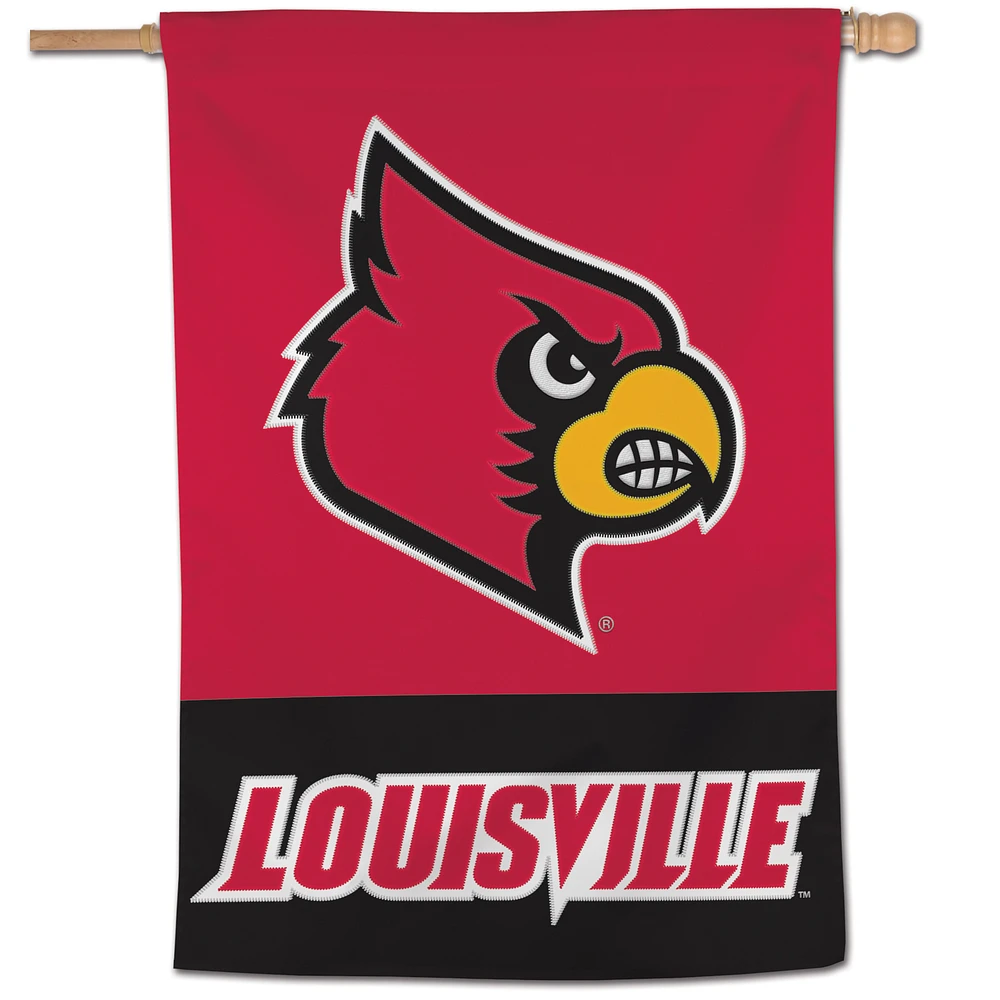 WinCraft Louisville Cardinals 28" x 40" Applique Vertical Banner