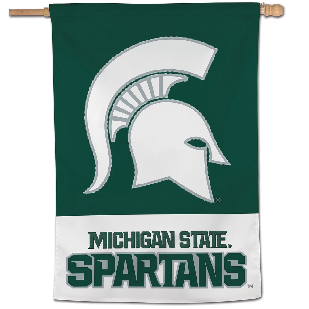 WinCraft Michigan State Spartans 28" x 40" Applique Vertical Banner