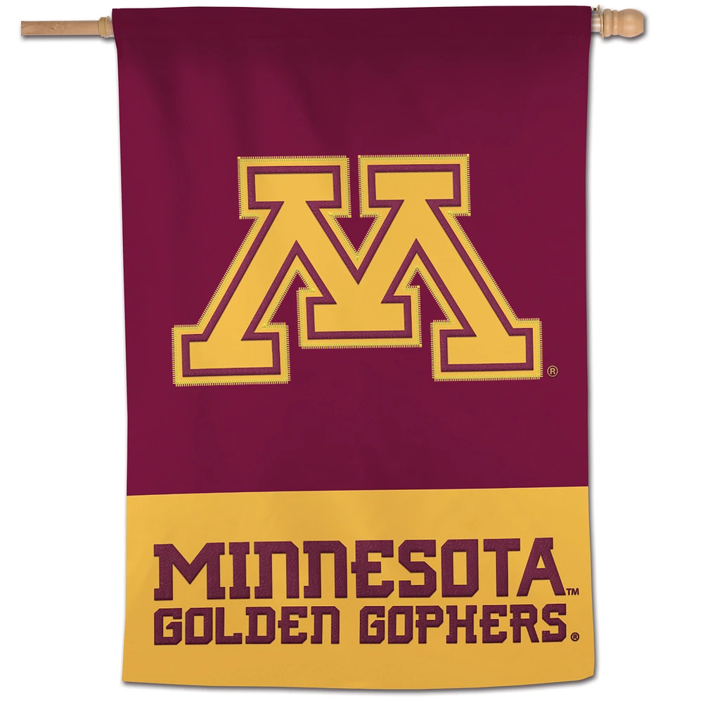 WinCraft Minnesota Golden Gophers 28" x 40" Applique Vertical Banner