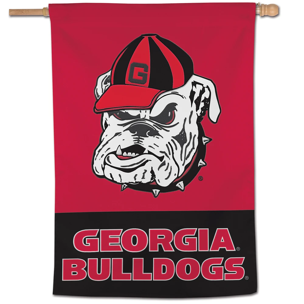 WinCraft Georgia Bulldogs 28" x 40" Applique Vertical Banner