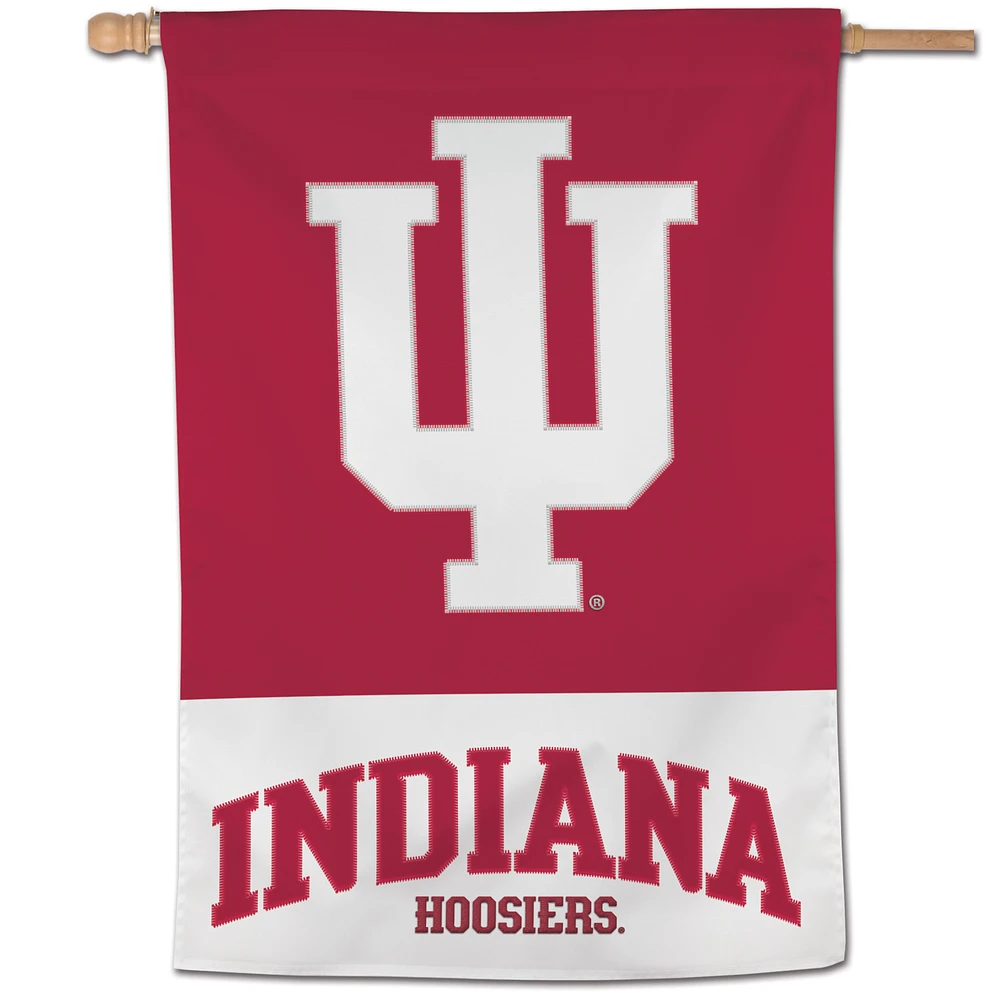WinCraft Indiana Hoosiers 28" x 40" Applique Vertical Banner