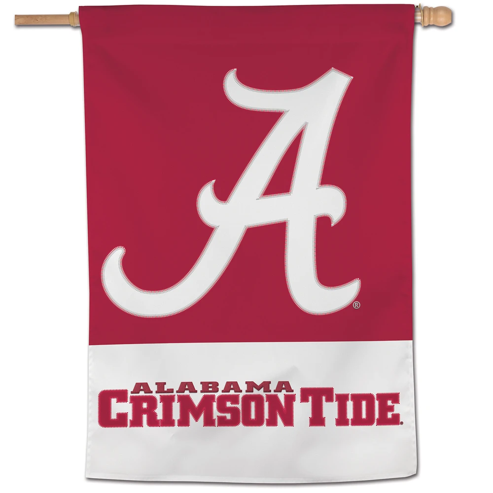 WinCraft Alabama Crimson Tide 28" x 40" Applique Vertical Banner