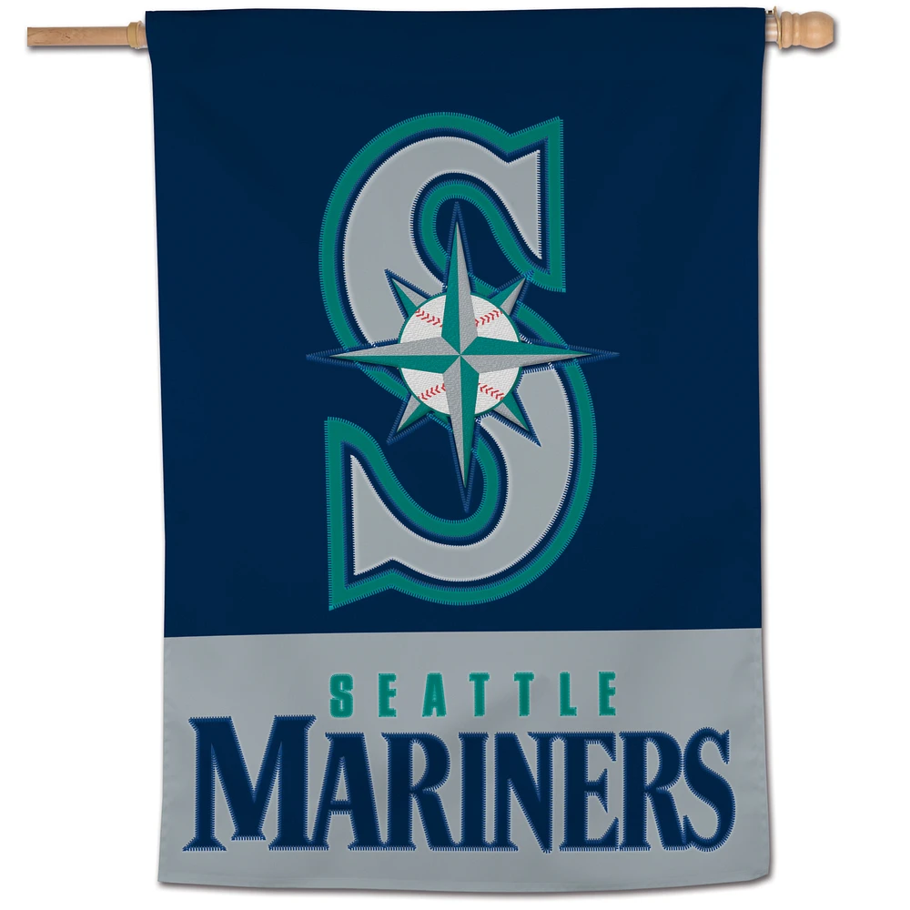 WinCraft Seattle Mariners 28" x 40" Applique Vertical Banner