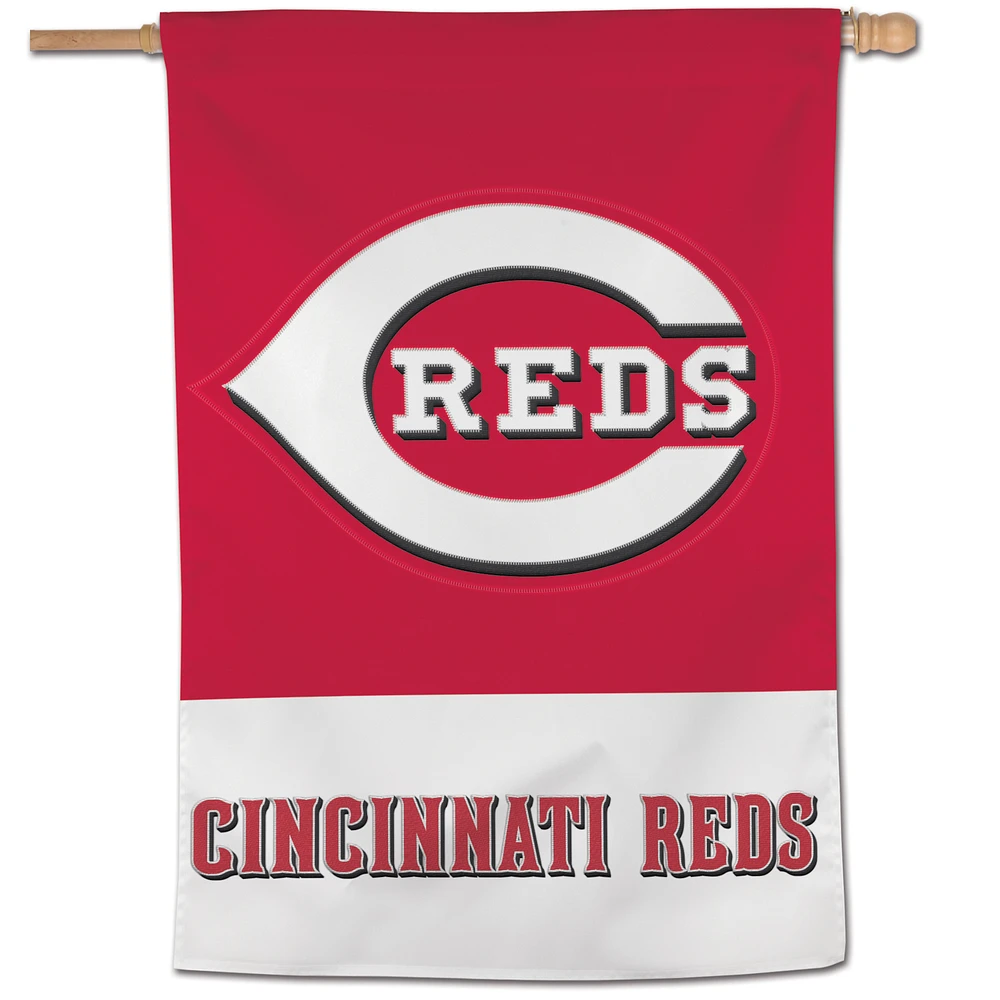 WinCraft Cincinnati Reds 28" x 40" Applique Vertical Banner
