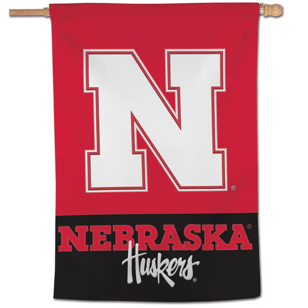 WinCraft Nebraska Huskers 28" x 40" Applique Vertical Banner