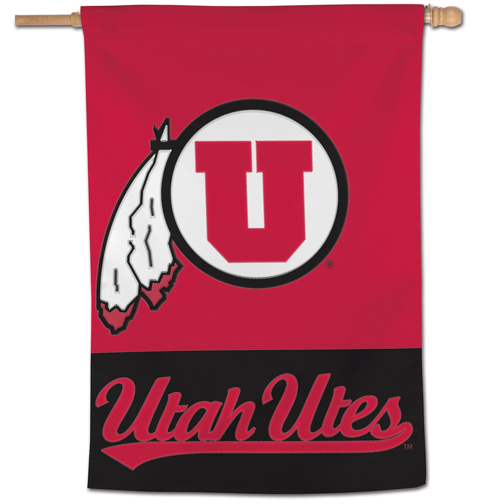 WinCraft Utah Utes 28" x 40" Applique Vertical Banner