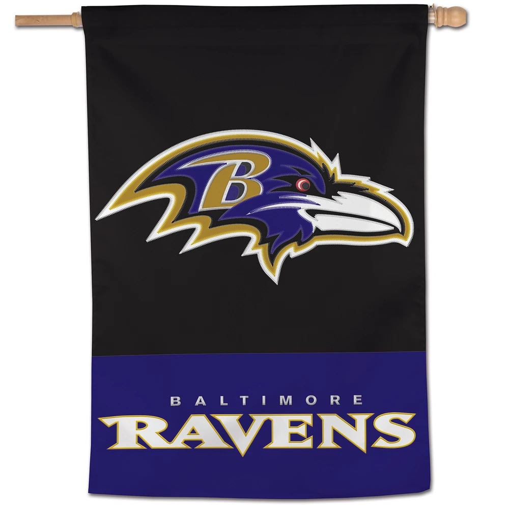 WinCraft Baltimore Ravens 28" x 40" Applique Vertical Banner