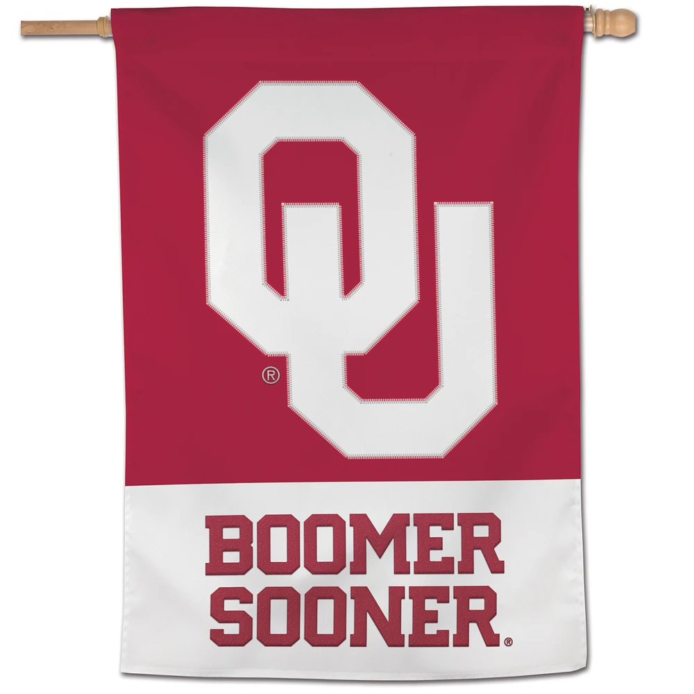 WinCraft Oklahoma Sooners 28" x 40" Applique Vertical Banner