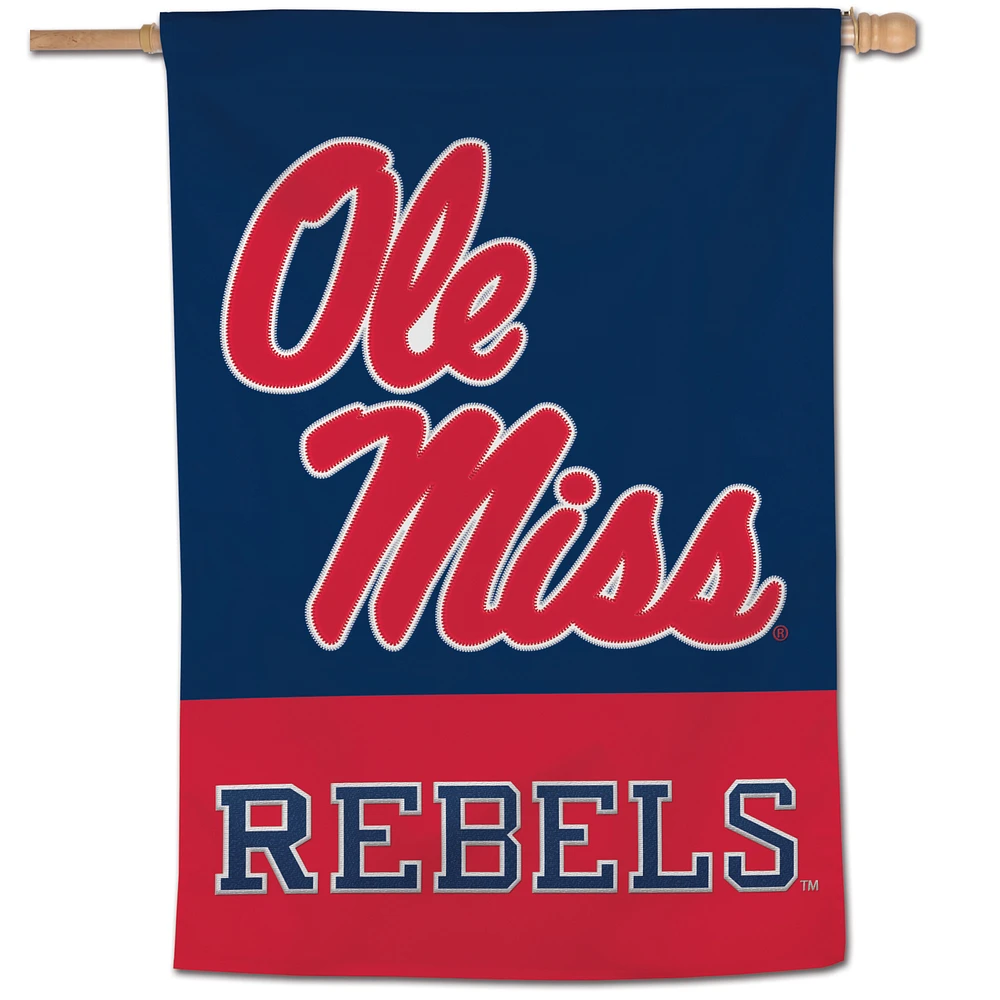 WinCraft Ole Miss Rebels 28" x 40" Applique Vertical Banner