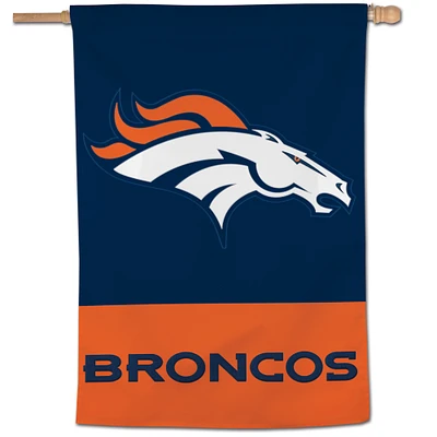 WinCraft Denver Broncos 28" x 40" Applique Vertical Banner