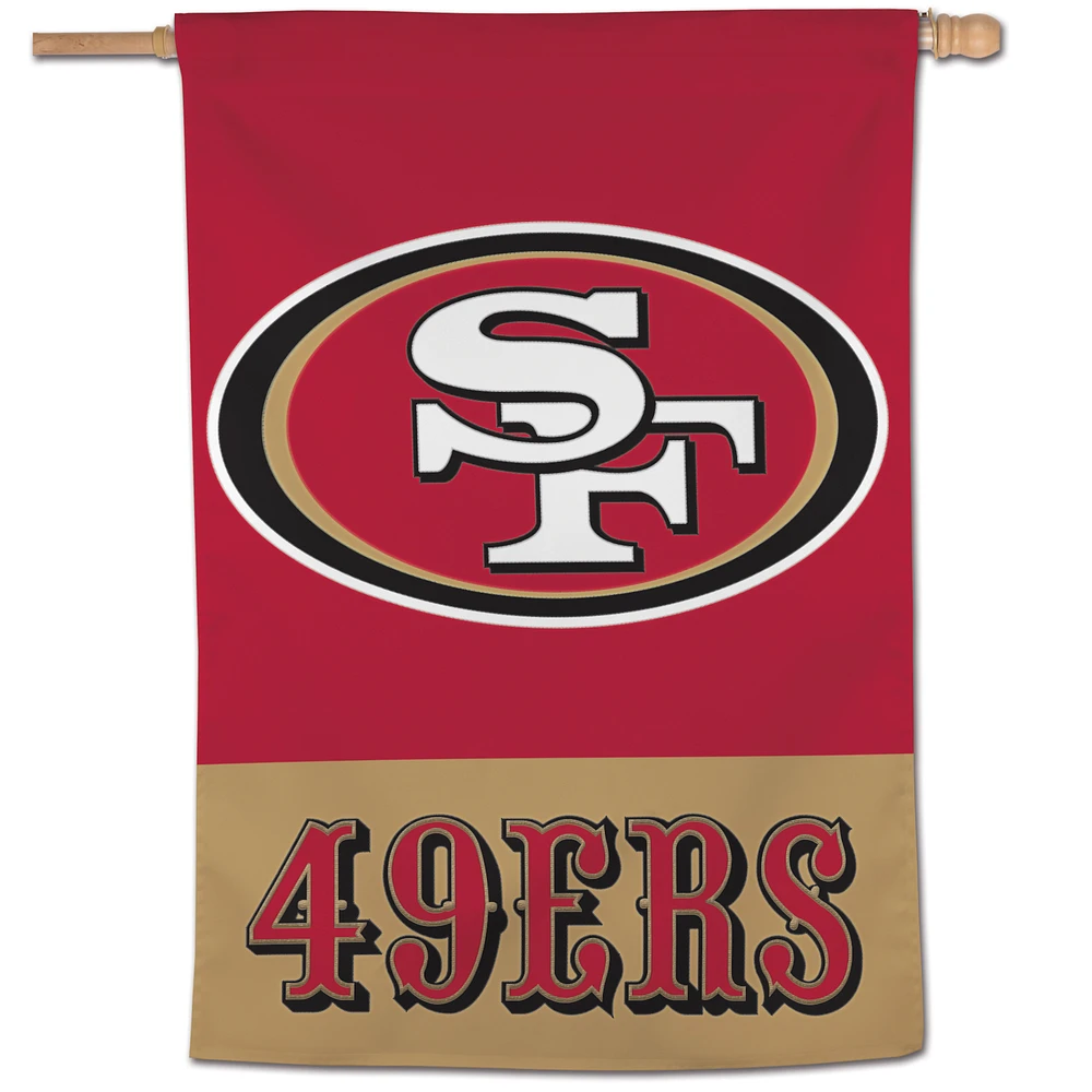 WinCraft San Francisco 49ers 28" x 40" Applique Vertical Banner