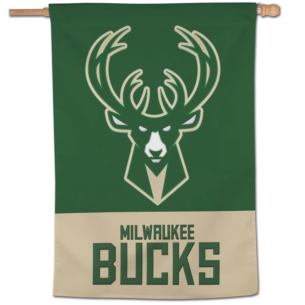 WinCraft Milwaukee Bucks 28" x 40" Applique Vertical Banner