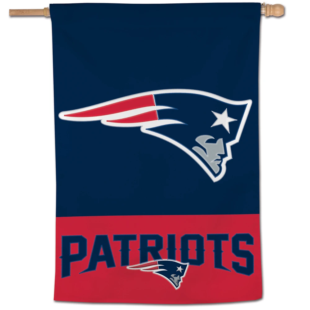 WinCraft New England Patriots 28" x 40" Applique Vertical Banner