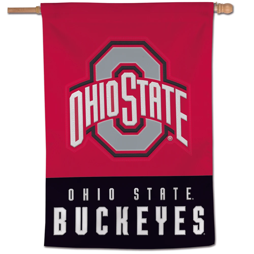 WinCraft Ohio State Buckeyes 28" x 40" Applique Vertical Banner