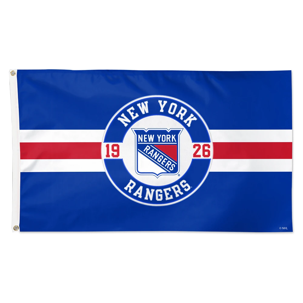 WinCraft New York Rangers 3' x 5' Applique Flag