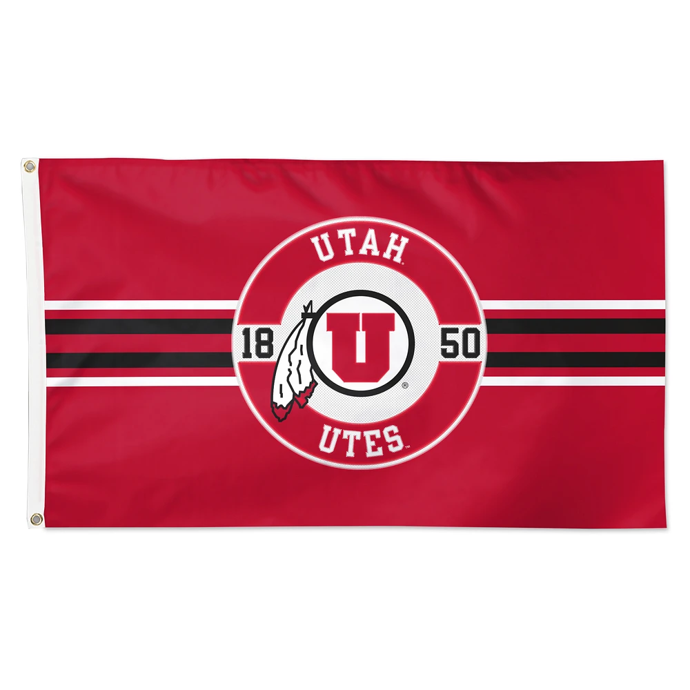 WinCraft Utah Utes 3' x 5' Applique Flag