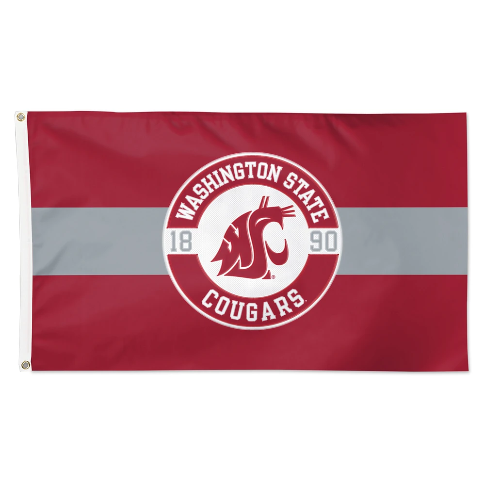 WinCraft Washington State Cougars 3' x 5' Applique Flag